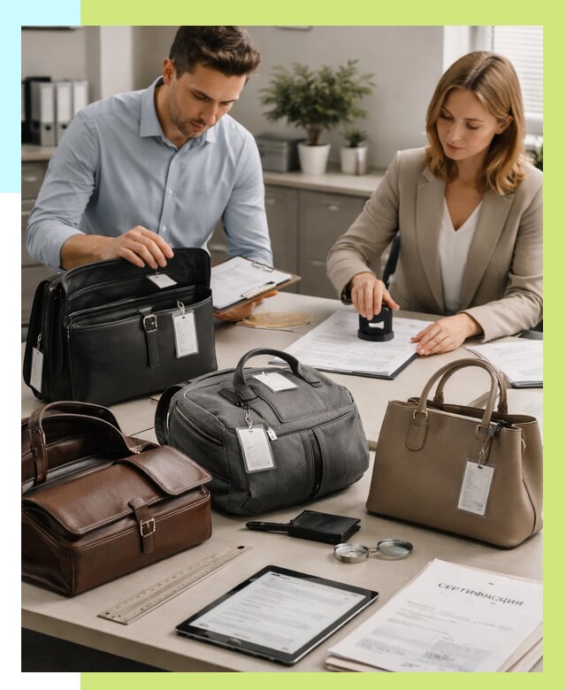 Сертификация сумок в Долгопрудном от 7610 руб. | Алешин-Длг