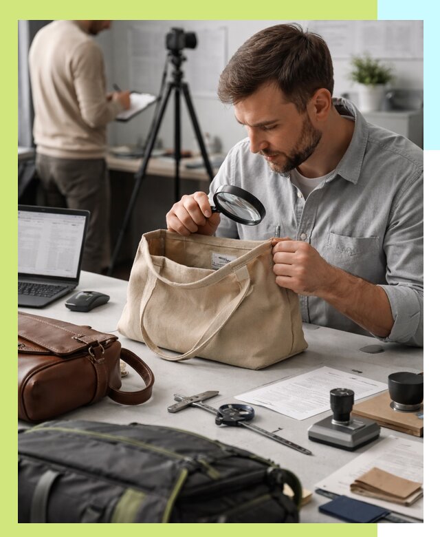 Сертификация сумок в Долгопрудном, оформление и получение сертификатов