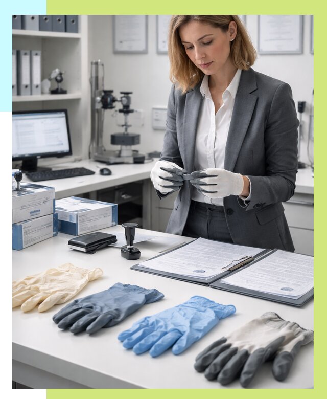 Сертификация перчаток в Долгопрудном от 8624 р. | Алешин-Длг