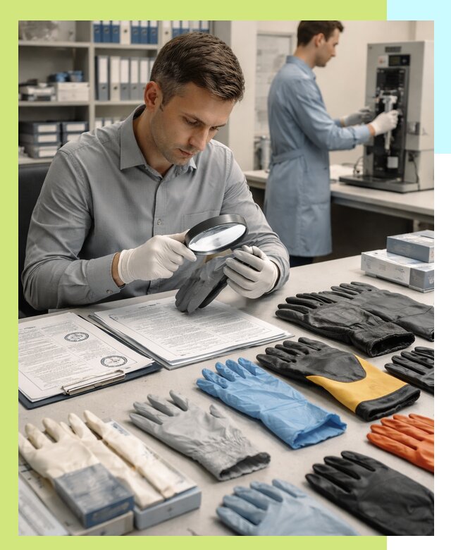 Сертификация перчаток и средств защиты продукции в Долгопрудном