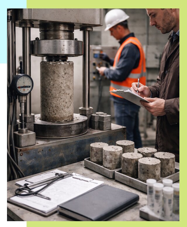 Сертификация бетона в Долгопрудном от 30438 р. сертификат | Алешин-Длг