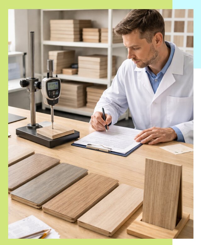 Сертификация ламината с испытаниями и оформлением документов в Долгопрудном
