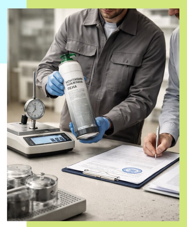 Сертификация монтажной пены в Долгопрудном от 15219 р. | Алешин-Длг