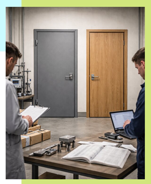 Сертификация дверей в Долгопрудном от 8117 р. под ключ | Алешин-Длг