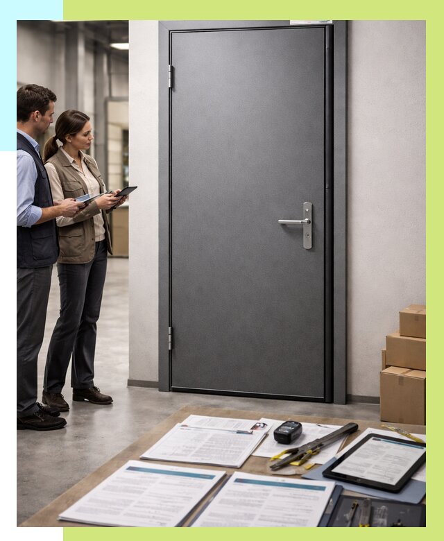 Сертификация противопожарных дверей в Долгопрудном от 9131 р. | Алешин-Длг