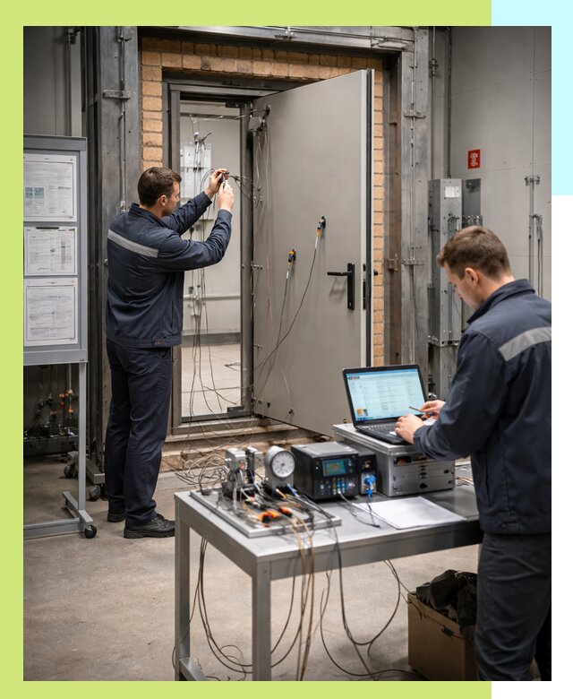 Сертификация противопожарных дверей в Долгопрудном по ГОСТ и ТР