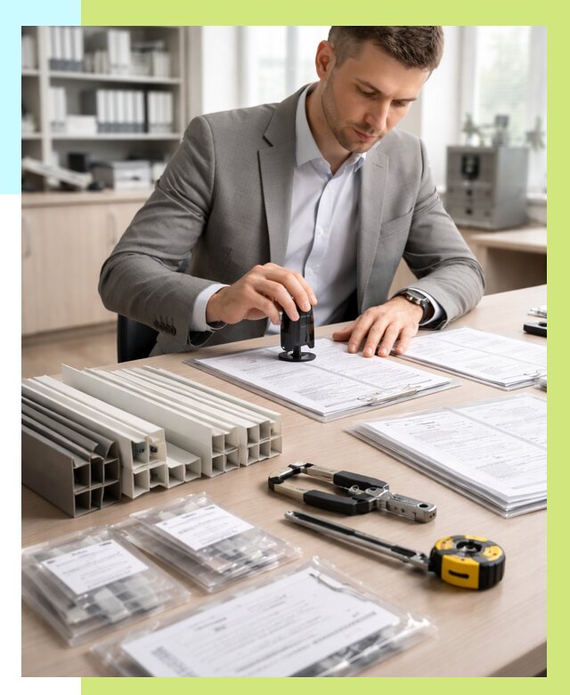 Сертификация ПВХ продукции в Долгопрудном от 8624 р., Алешин-Длг