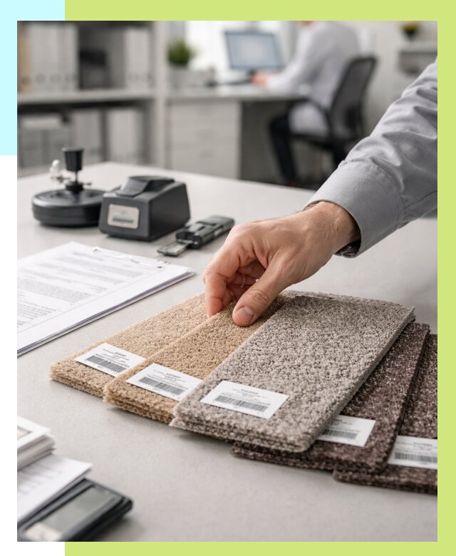 Сертификация ковролина в Долгопрудном от 15219 р., Алешин-Длг