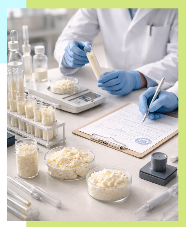 Сертификация творога в Долгопрудном от 12175 р. под ключ | Алешин-Длг