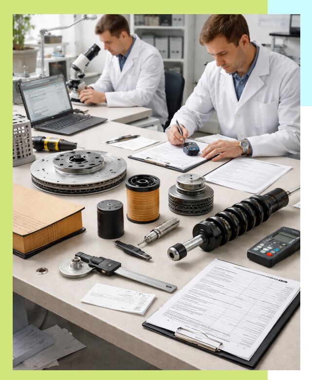 Сертификация автозапчастей и комплектующих в Долгопрудном по ГОСТ