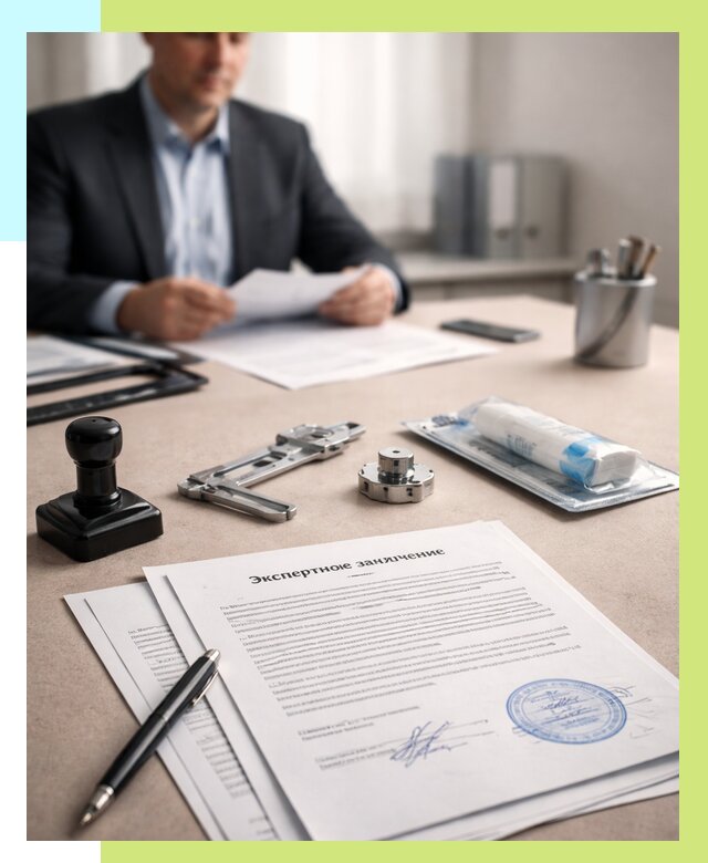 Экспертное заключение на продукцию в Долгопрудном от 8624 р. | Алешин-Длг