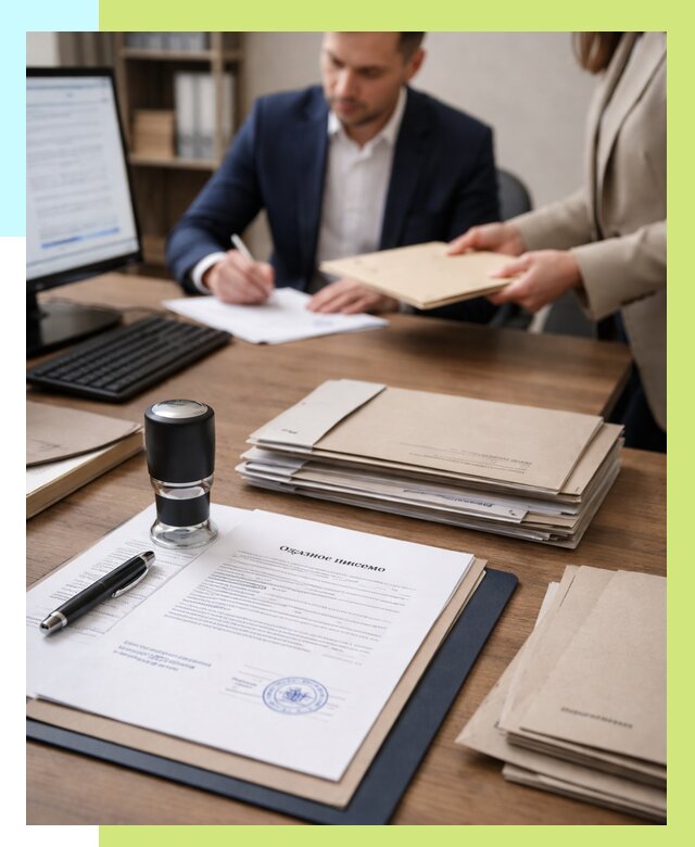 Отказное письмо для таможни в Долгопрудном от 3044 р, Алешин-Длг