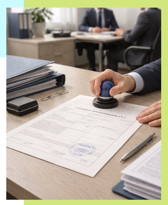 Сертификат происхождения СТ 1 в Долгопрудном от 4566 р. | Алешин-Длг