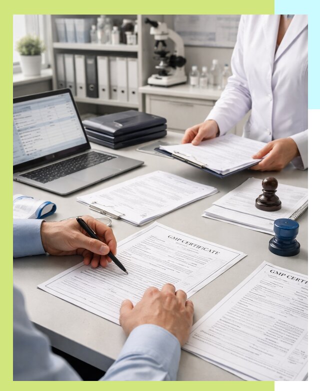 Оформление сертификата GMP в Долгопрудном для фармпроизводства