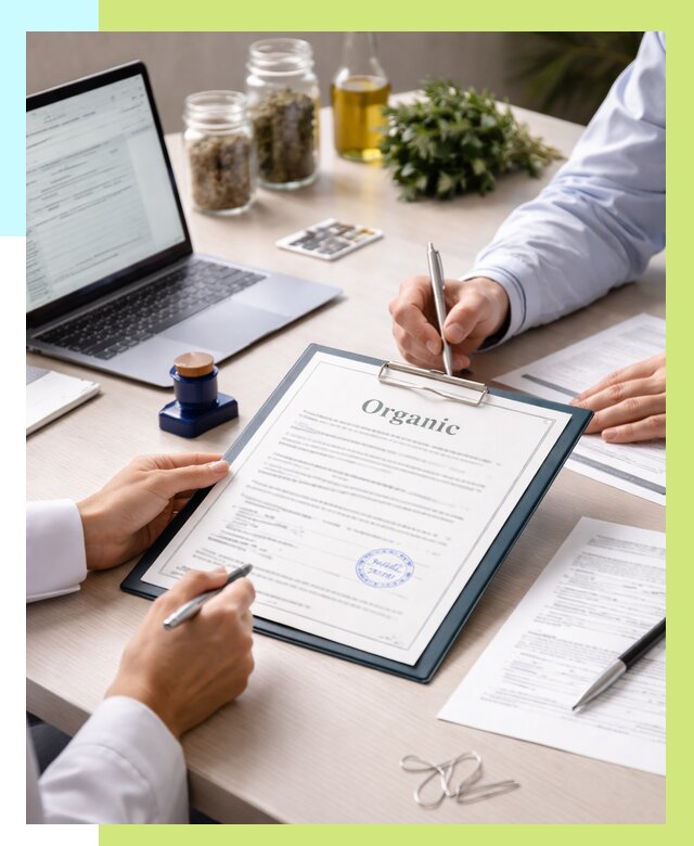 Оформление сертификат органик в Долгопрудном от 30438 р. | Алешин-Длг