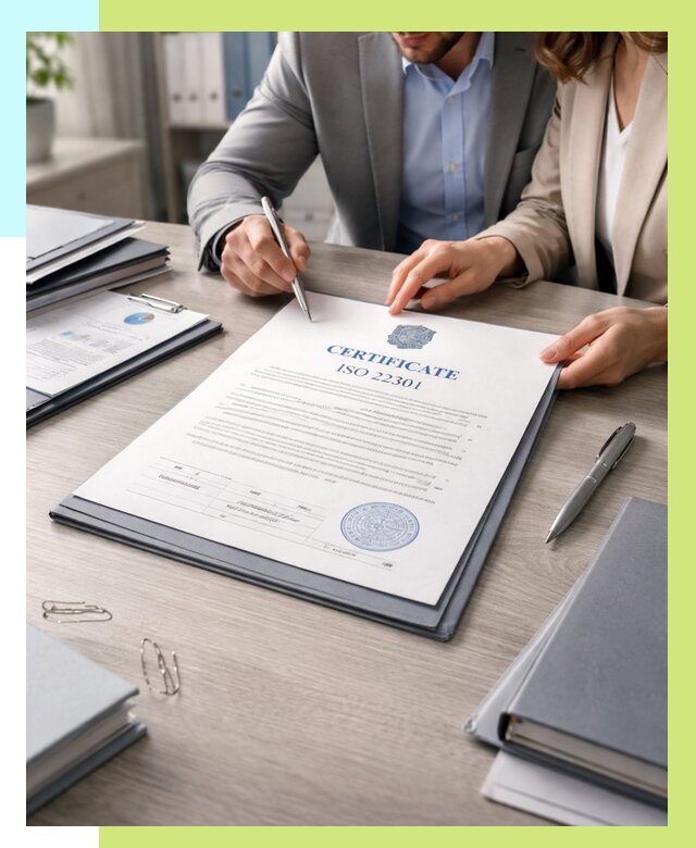 Сертификат ISO 22301 в Долгопрудном от 45657 р. | Алешин-Длг срочно