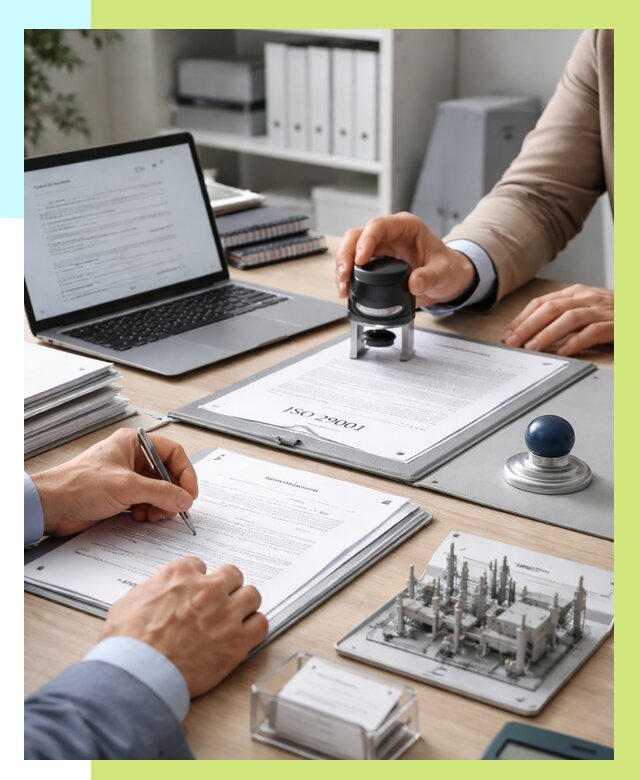 Сертификат ISO 29001 в Долгопрудном под ключ от 76095 р. | Алешин-Длг