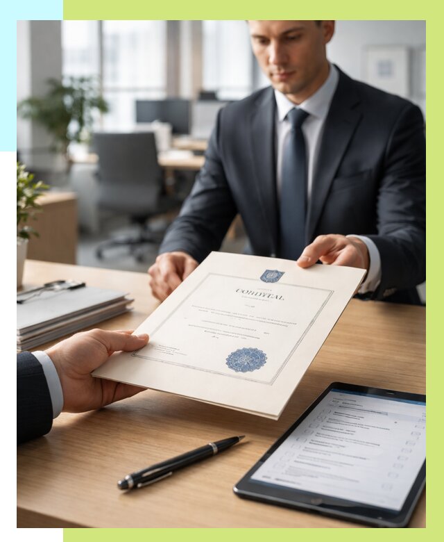 Сертификат ISO 30301 в Долгопрудном от 35511 р. | Алешин-Длг - под ключ