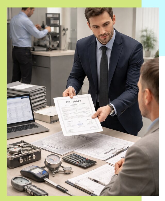Выдача сертификата ISO 10012 по требованиям метрологии в Долгопрудном