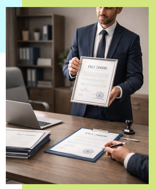 Сертификат ISO 20000 в Долгопрудном под ключ от 121752 р., Алешин-Длг