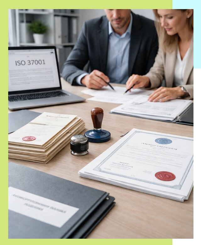 Получение сертификата ISO 37001 по системе борьбы с коррупцией в Долгопрудном